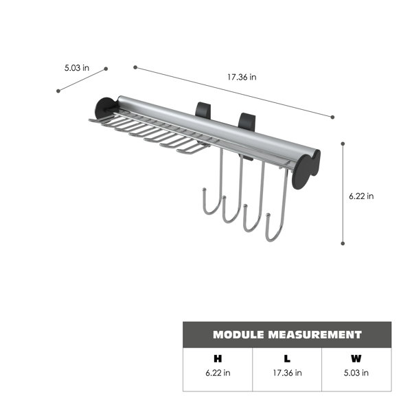 Symple Stuff Hopland Metal Tie Rack | Wayfair